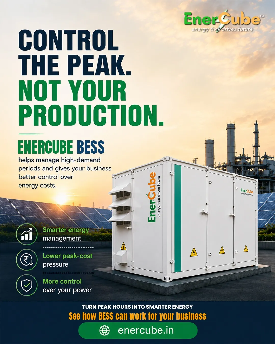 Peak load spike and industrial electricity costs